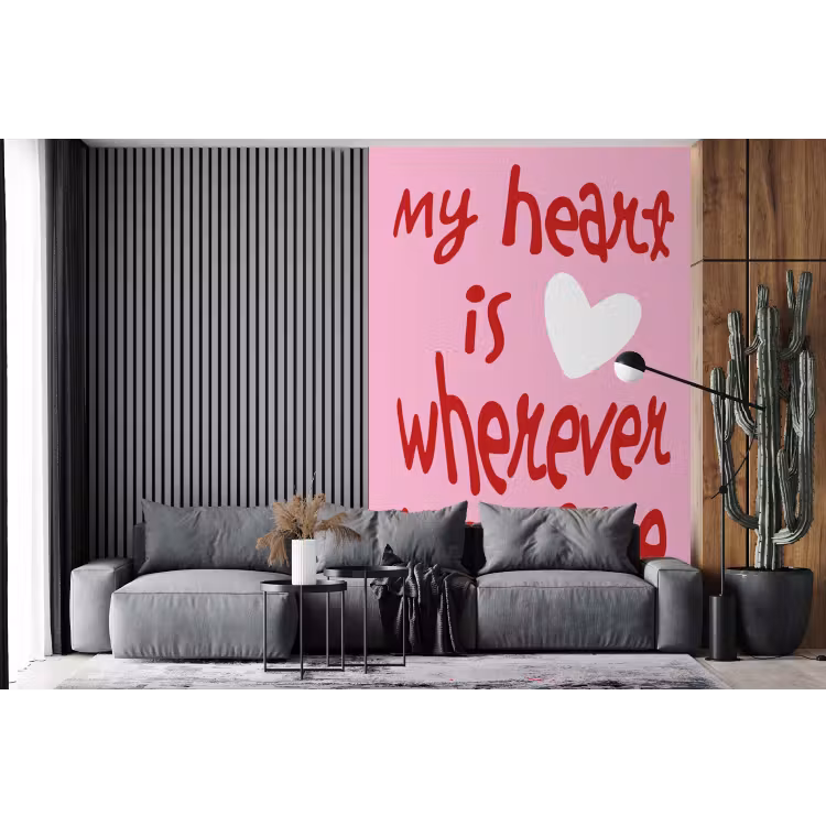 Behang - Valentijn - Hart - Liefde - Roze — 4