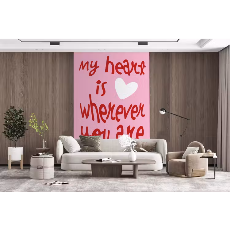 Behang - Valentijn - Hart - Liefde - Roze — 5