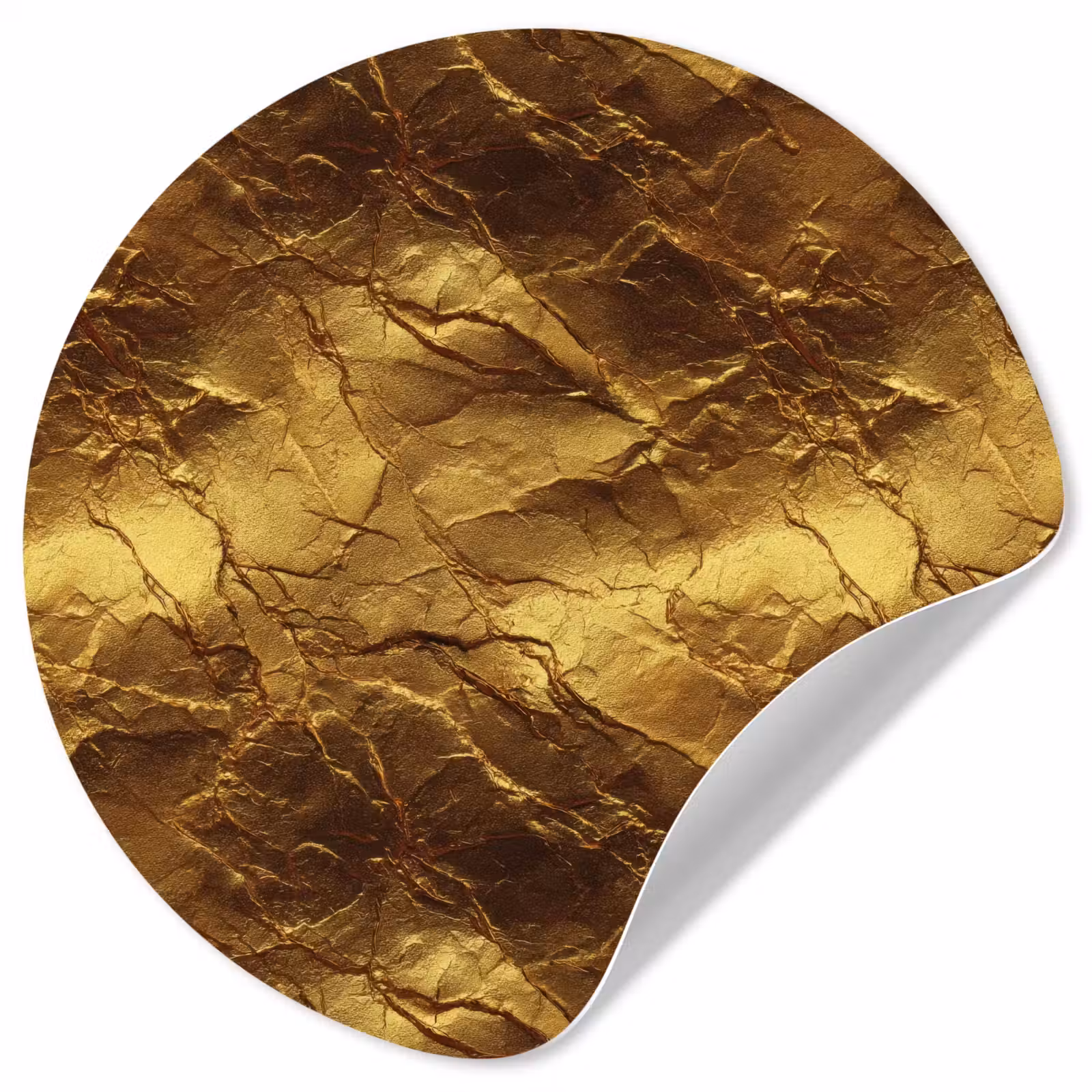 Behangcirkel - Bladgoud - Textuur - Goud — 1