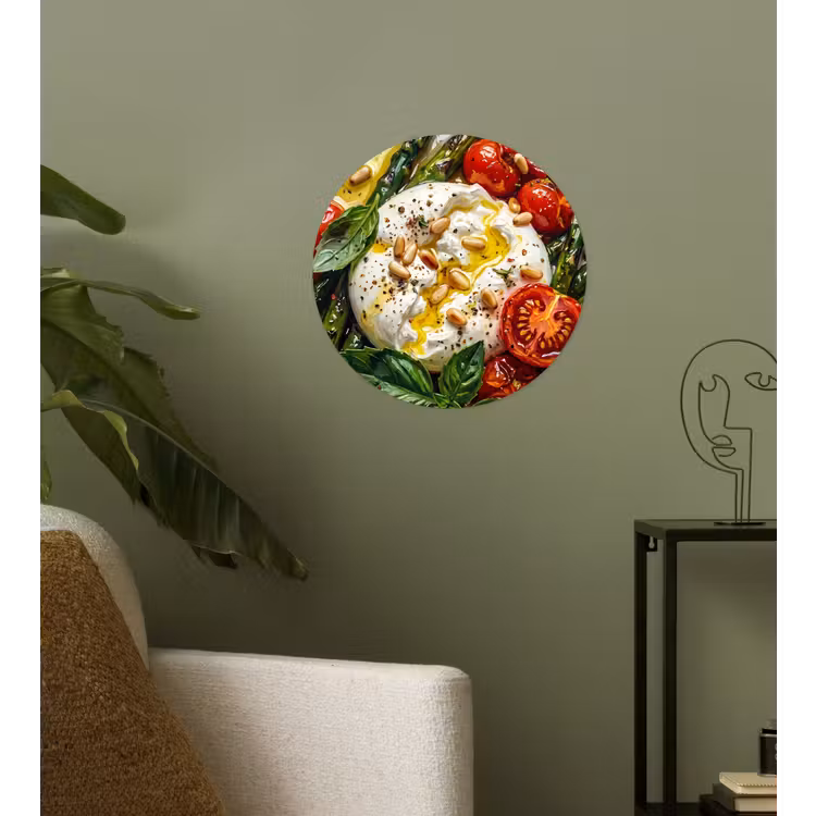 Behangcirkel - Eten - Groenten - Kaas - Modern - Vers — 3