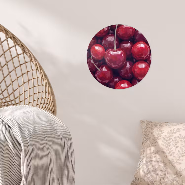 Behangcirkel - Fruit - Kersen - Eten - Modern - Rood — 5