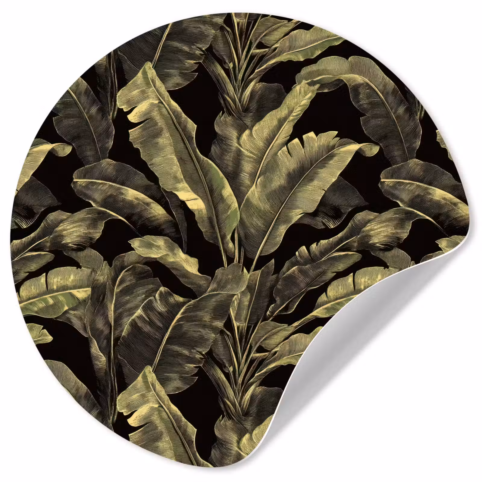 Behangcirkel - Botanisch - Bladeren - Groen — 1