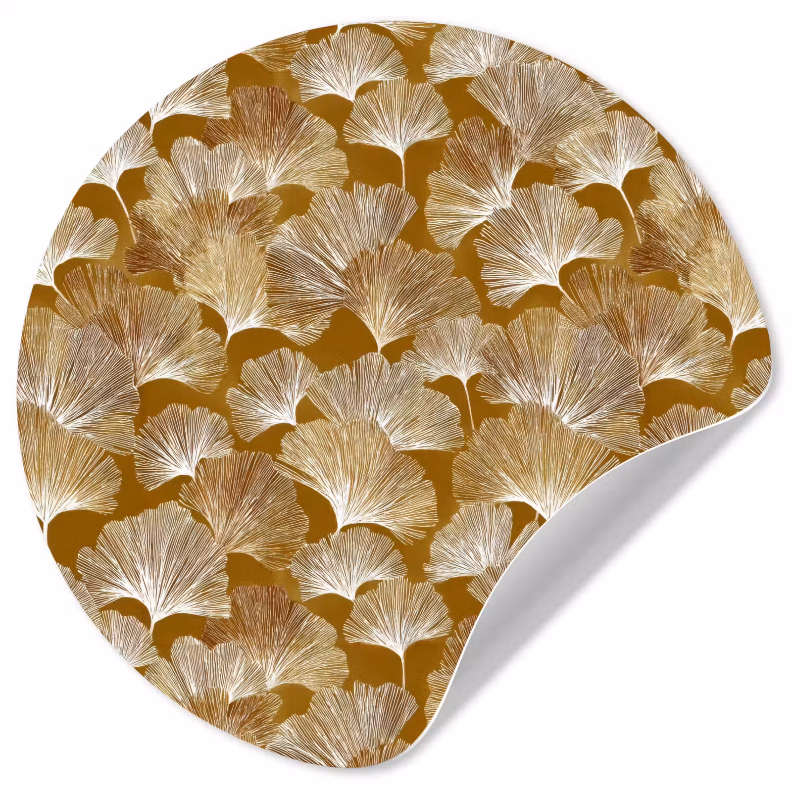 Behangcirkel - Ginkgo - Bladeren - Goud — 1