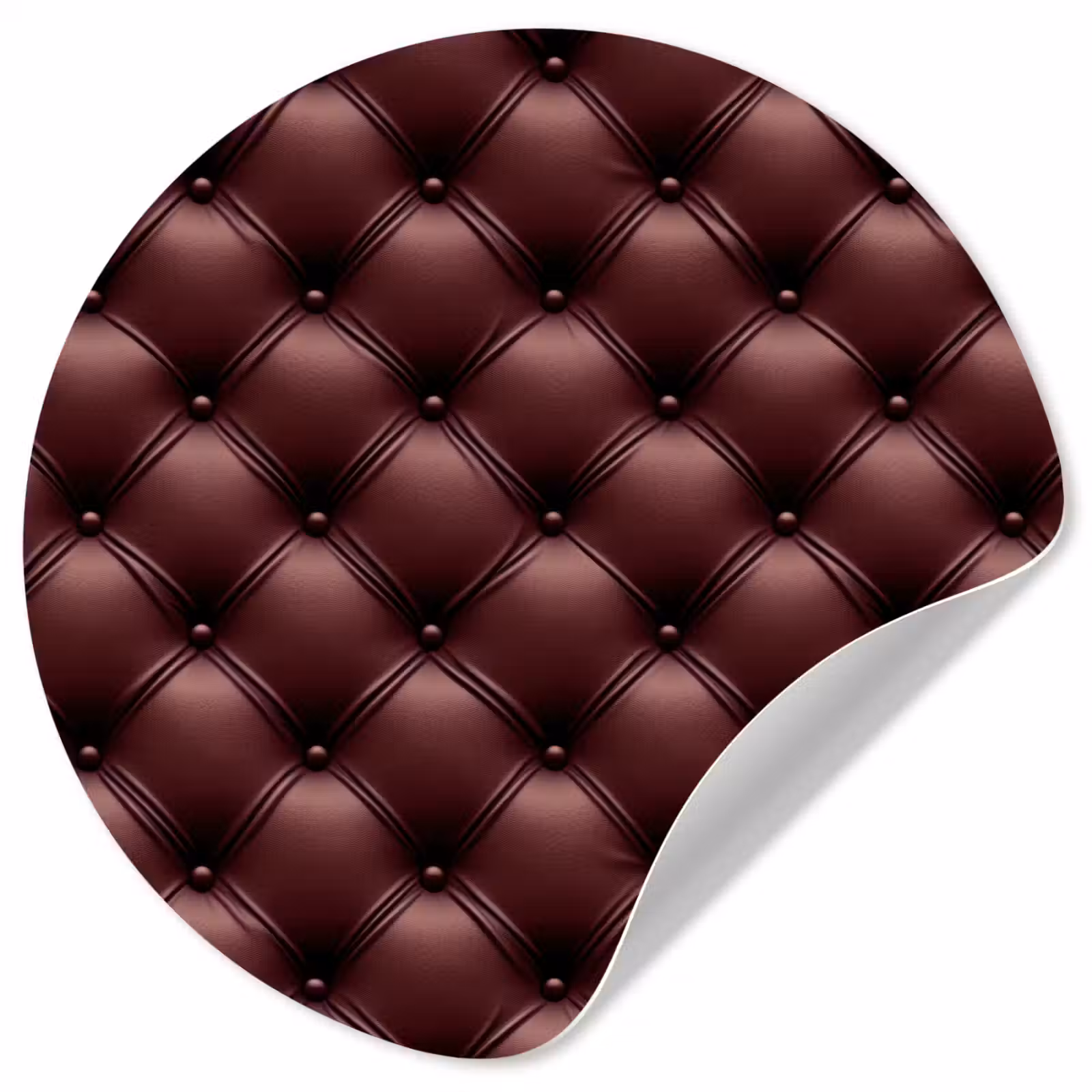 Behangcirkel - Leer - Patroon - Bordeaux — 1