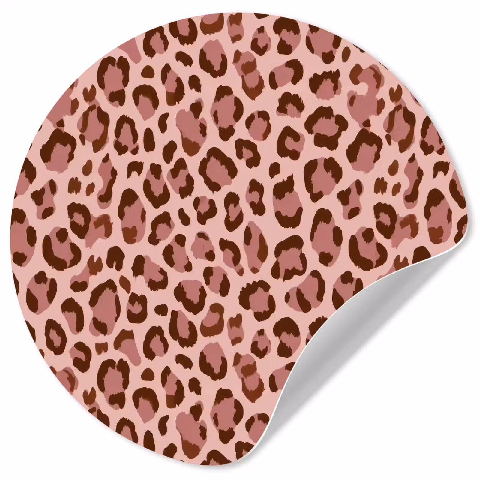 Behangcirkel - Luipaard - Patroon - Roze — 1