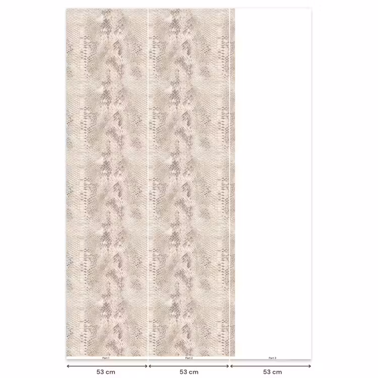 Behang - Slang - Patroon - Beige — 6