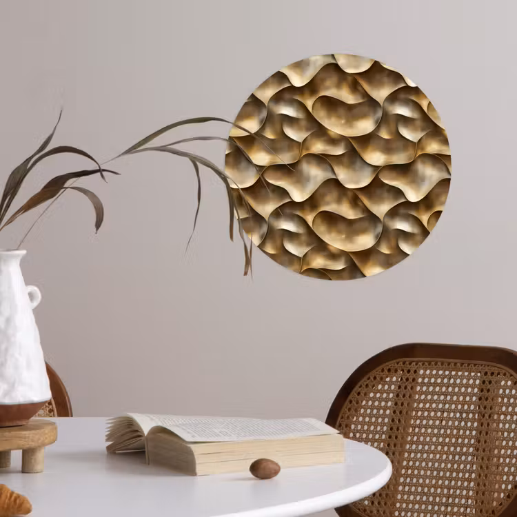Behangcirkel - Abstract - Antiek - Goud — 4