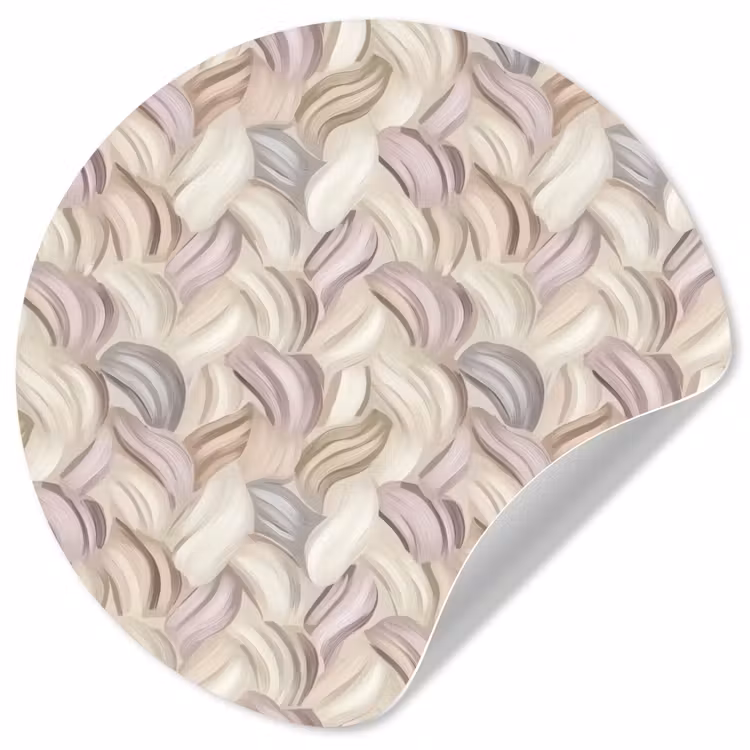 Behangcirkel - Abstract - Golvend - Pastel — 1