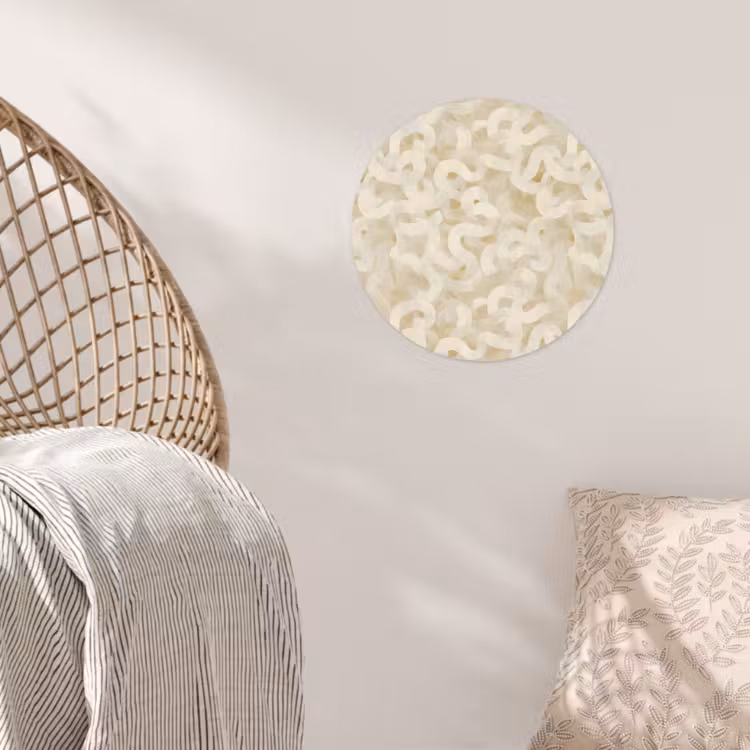 Behangcirkel - Abstract - Lijnen - Beige — 5