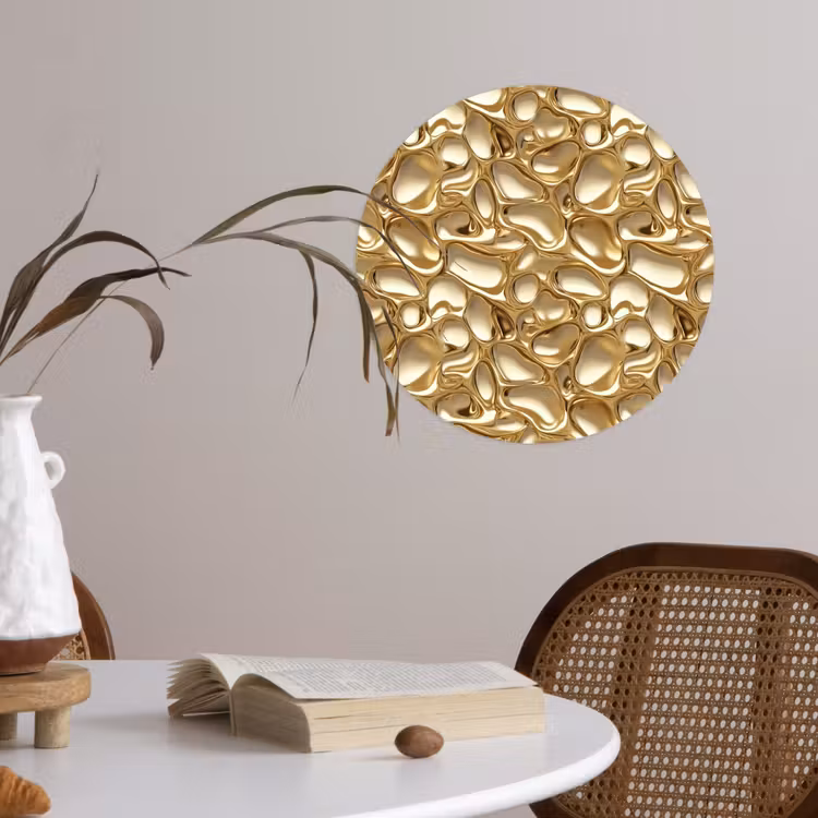 Behangcirkel - Abstract - Modern - Goud — 4