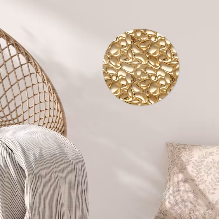 Behangcirkel - Abstract - Modern - Goud — 5