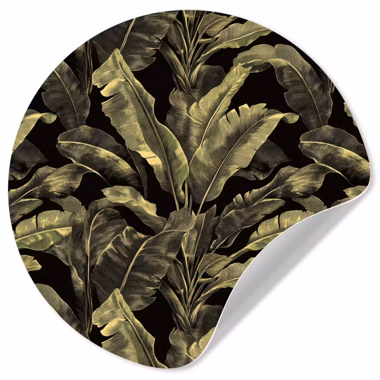 Behangcirkel - Botanisch - Bladeren - Groen — 1