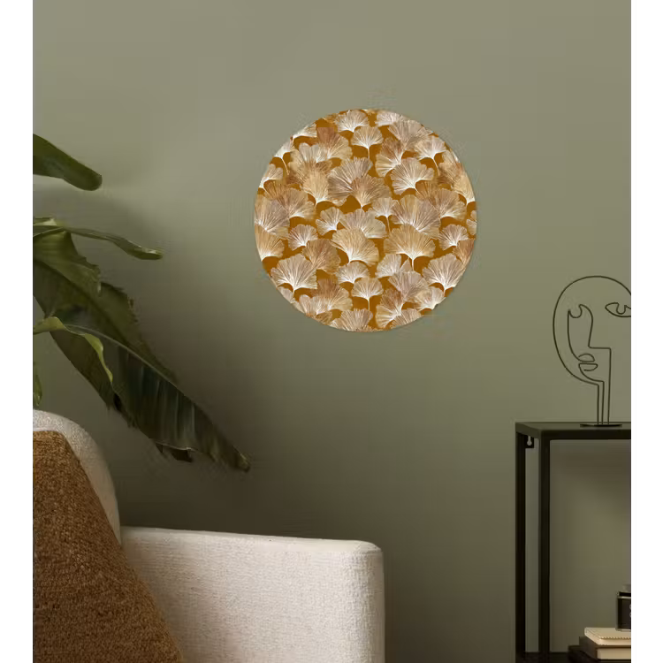 Behangcirkel - Ginkgo - Bladeren - Goud — 3