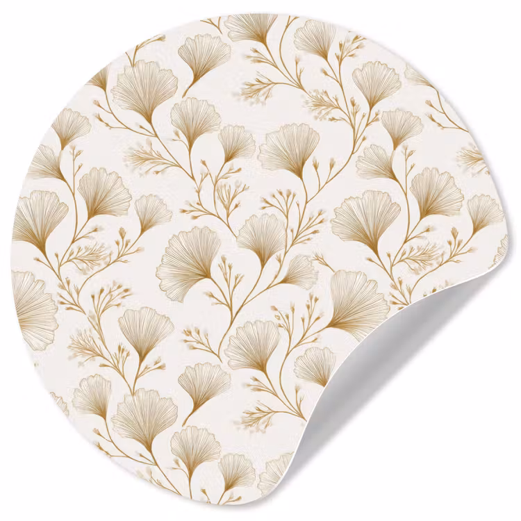 Behangcirkel - Ginkgo - Takken - Goud — 1