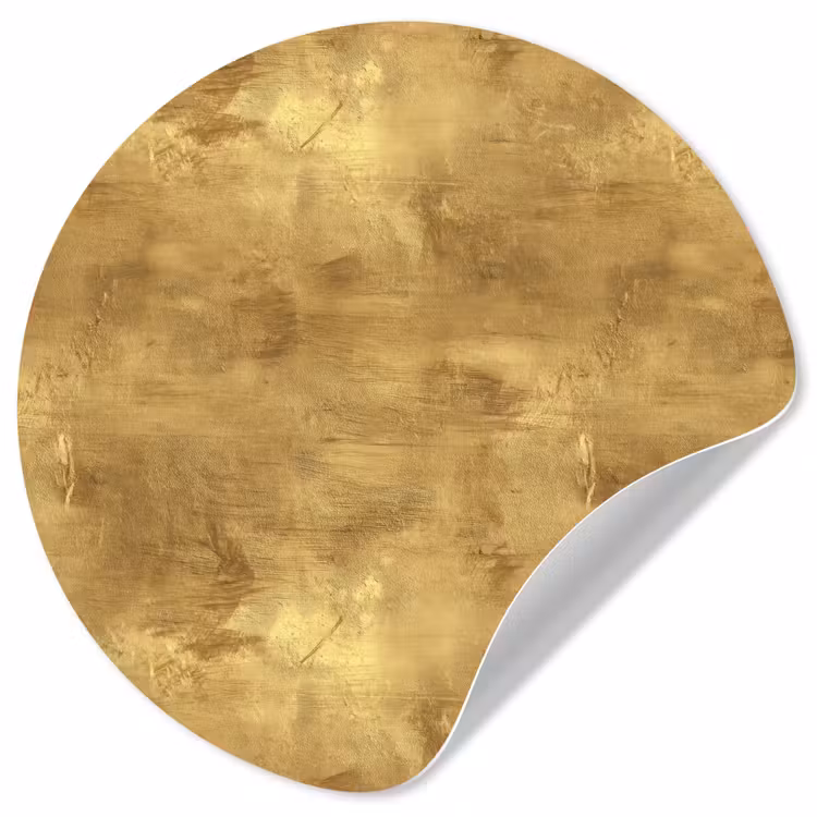 Behangcirkel - Industrieel - Textuur - Goud — 1