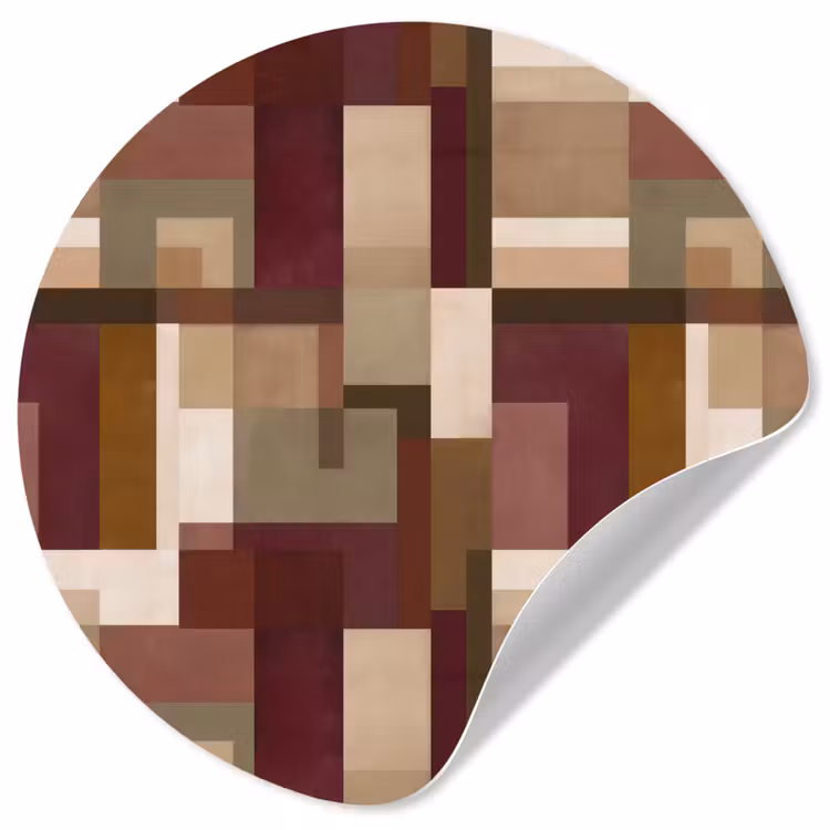 Behangcirkel - Modern - Geometrie - Kleurrijk — 1