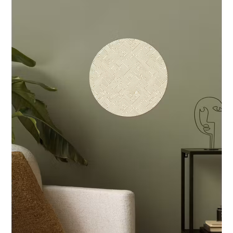 Behangcirkel - Geometrisch - Lijnen - Groen — 3