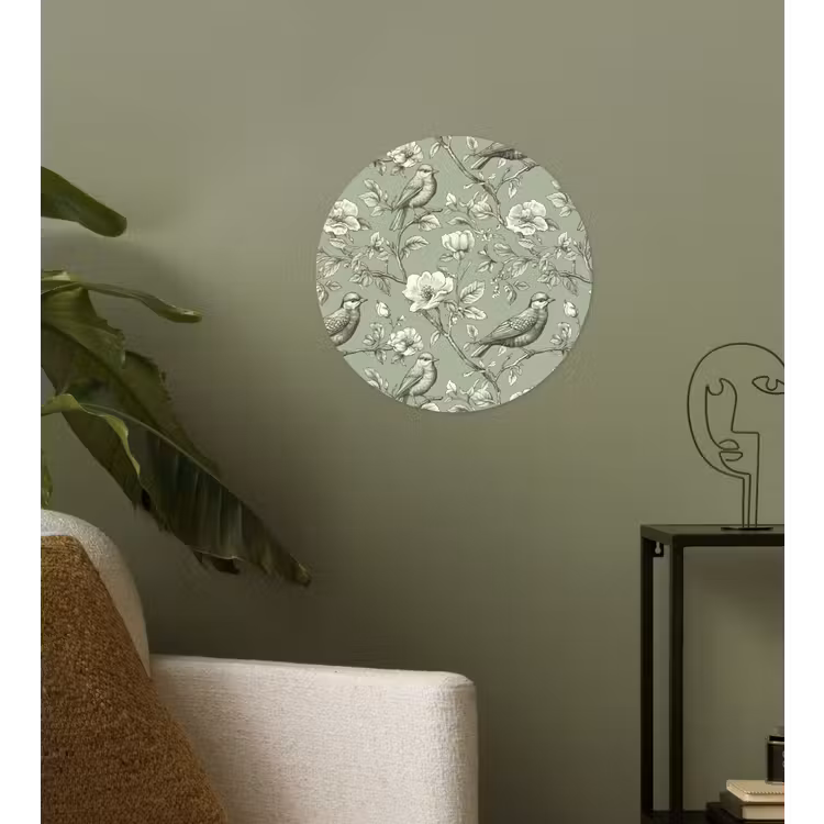 Behangcirkel - Klassiek - Botanisch - Groen — 3