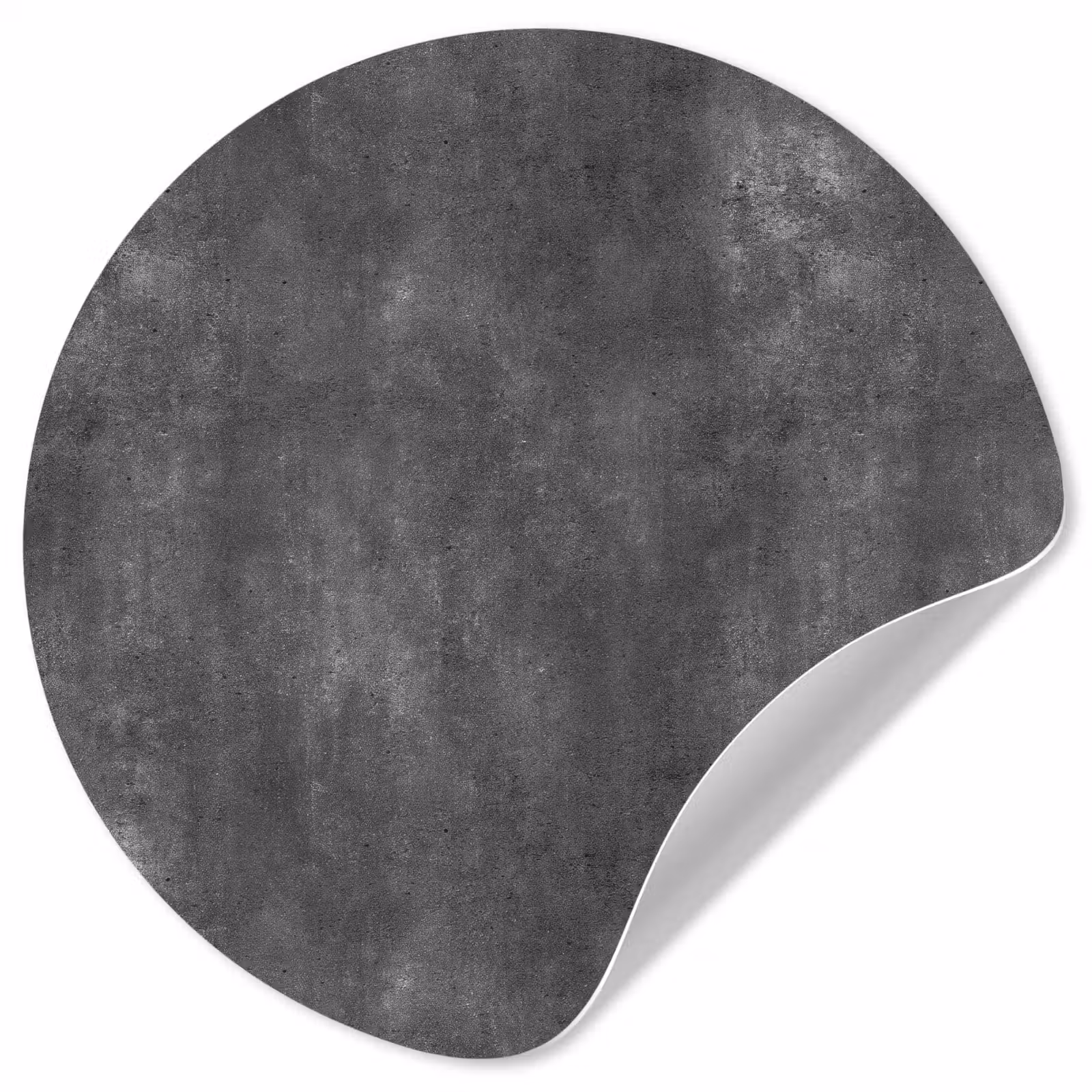 Behangcirkel - Donkergrijs - Ruw - Beton — 1