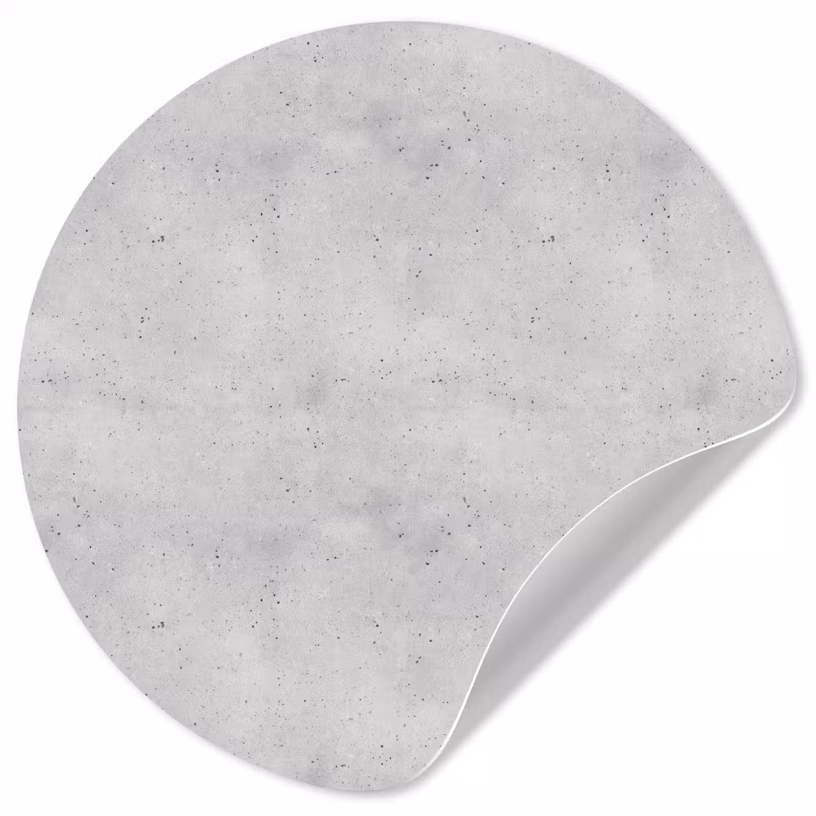 Behangcirkel - Grijs - Beton - Neutraal — 1