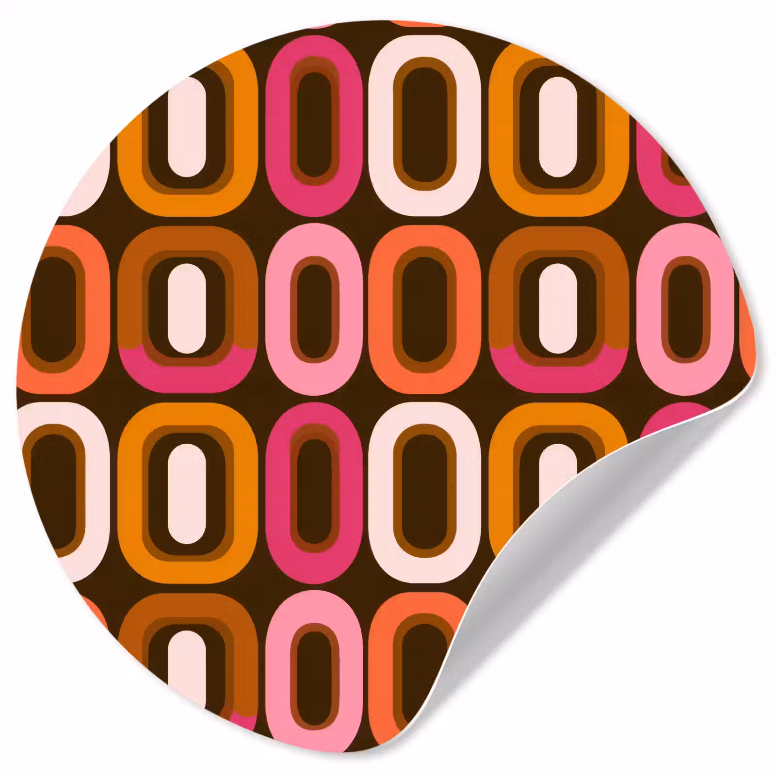 Behangcirkel - Modern - Retro - Kleurrijk — 1