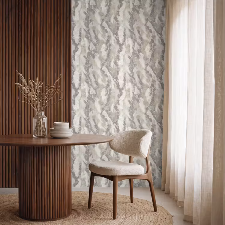 Behang - Slang - Patroon - Taupe — 4