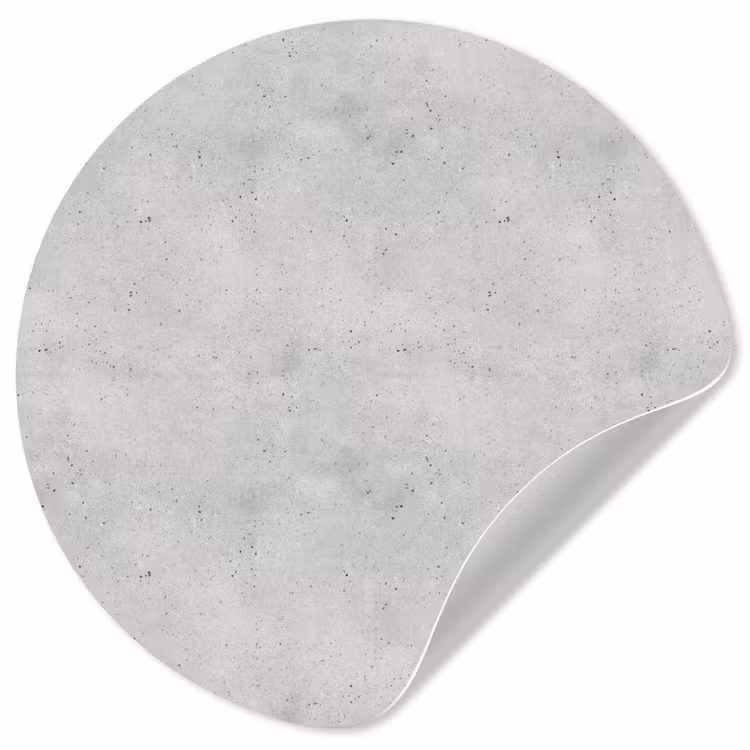 Behangcirkel - Grijs - Beton - Neutraal — 1