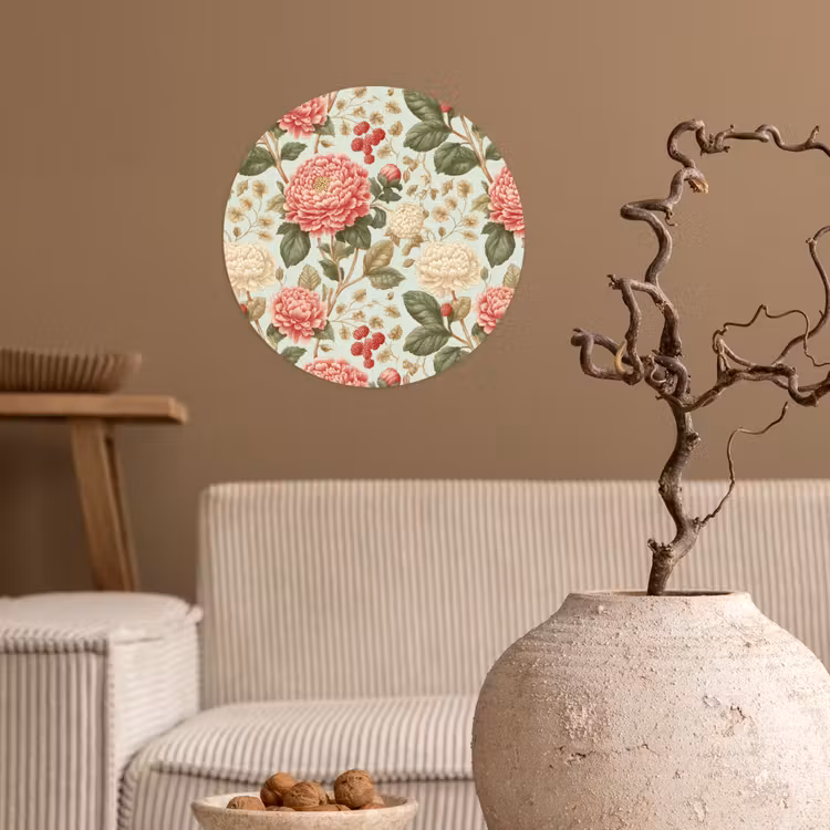 Behangcirkel - Klassiek - Botanisch - Veelkleurig — 2