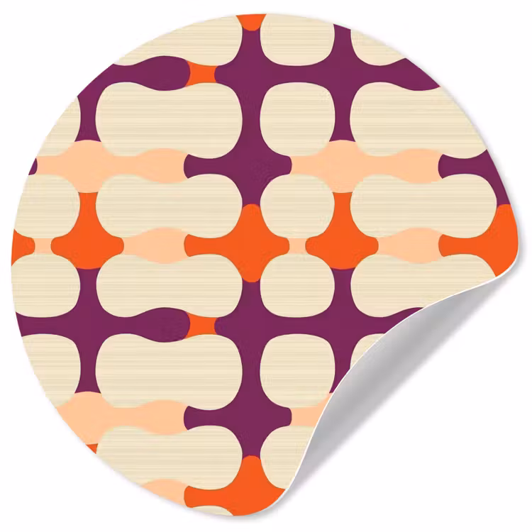 Behangcirkel - Modern - Patroon - Kleurrijk — 1