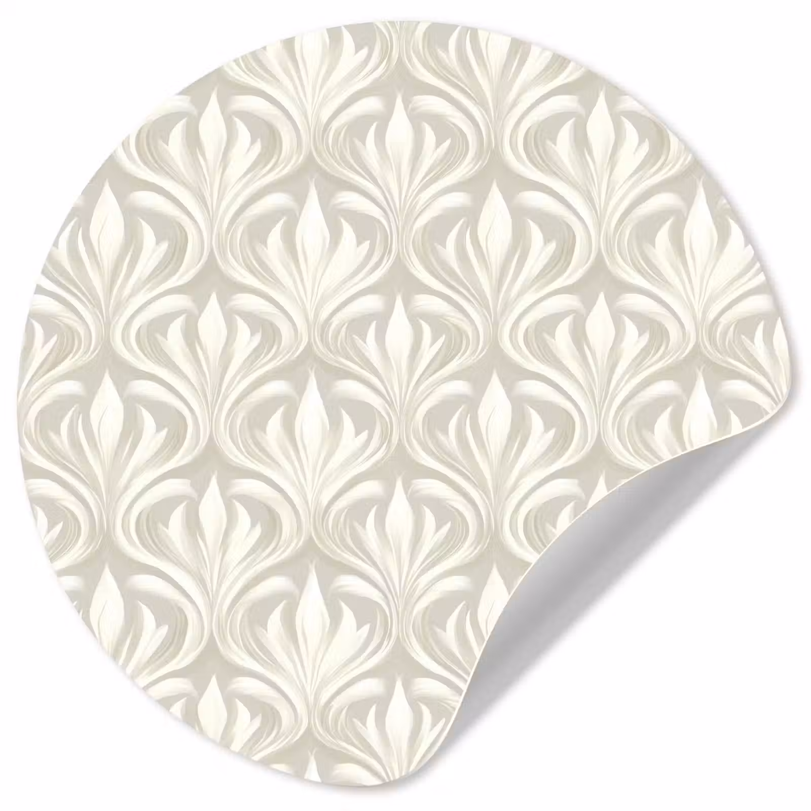 Behangcirkel - Barok - Patroon - Beige — 1