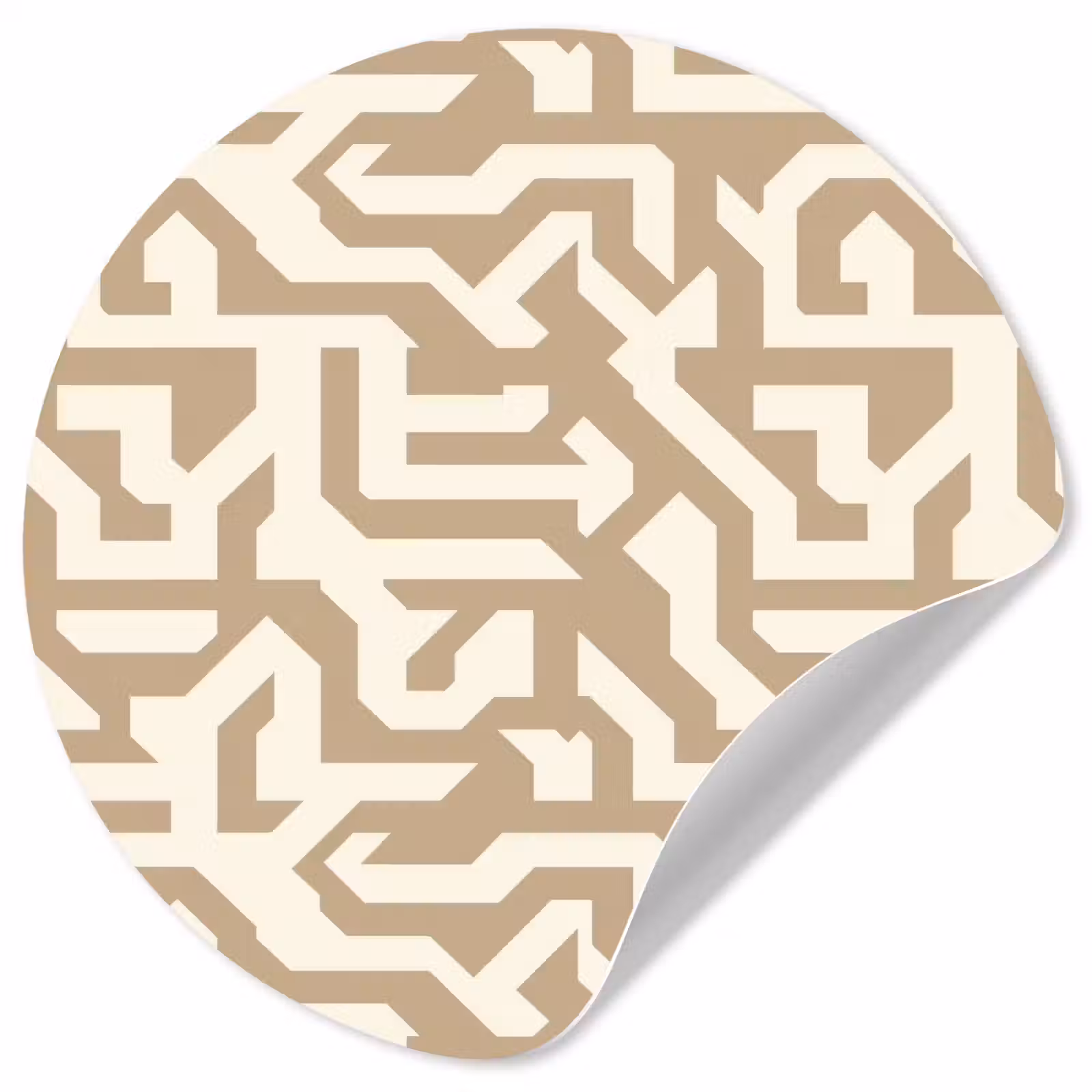 Behangcirkel - Modern - Abstract - Beige — 1