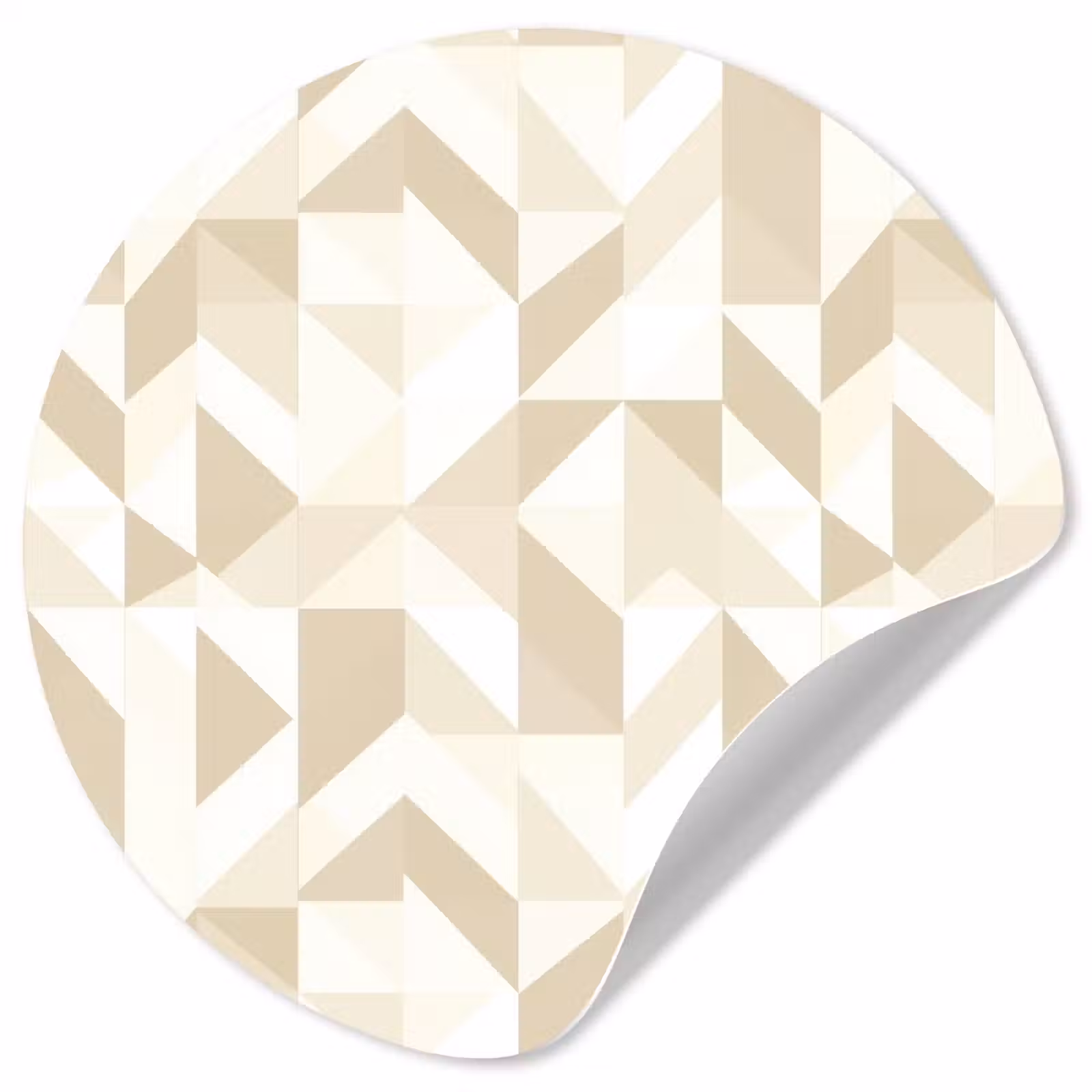 Behangcirkel - Modern - Abstract - Beige — 1