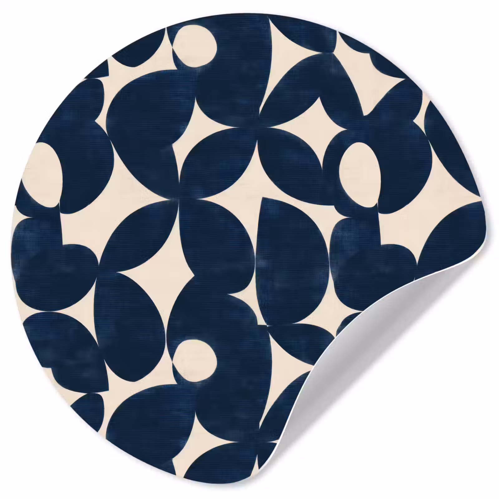 Behangcirkel - Modern - Geometrisch - Blauw — 1