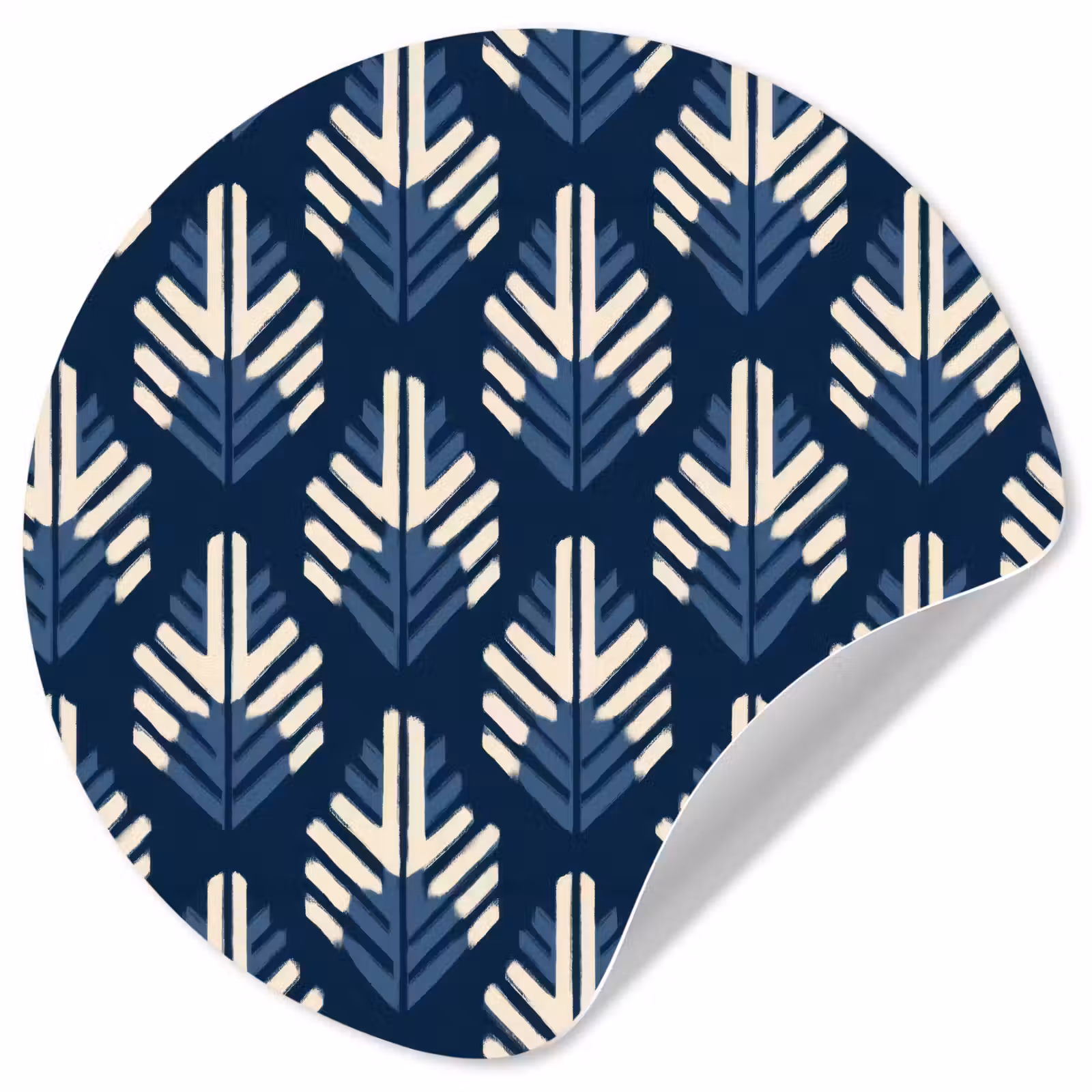 Behangcirkel - Modern - Patroon - Blauw — 1