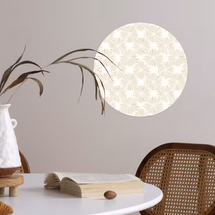 Behangcirkel - Abstract - Motief - Beige — 4