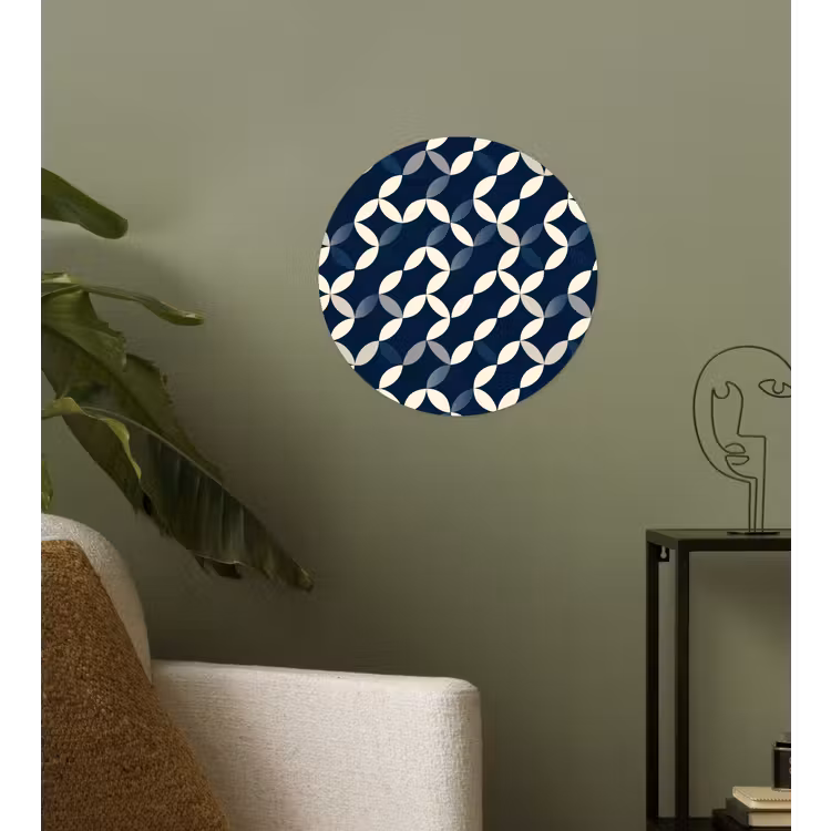Behangcirkel - Abstract - Patroon - Blauw — 3