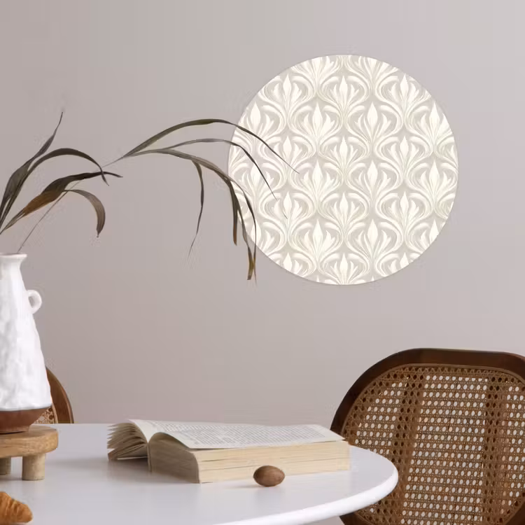 Behangcirkel - Barok - Patroon - Beige — 4
