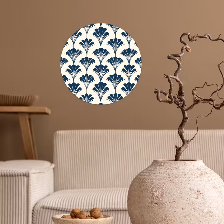 Behangcirkel - Klassiek - Motief - Blauw — 2
