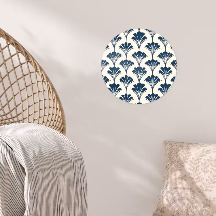 Behangcirkel - Klassiek - Motief - Blauw — 5
