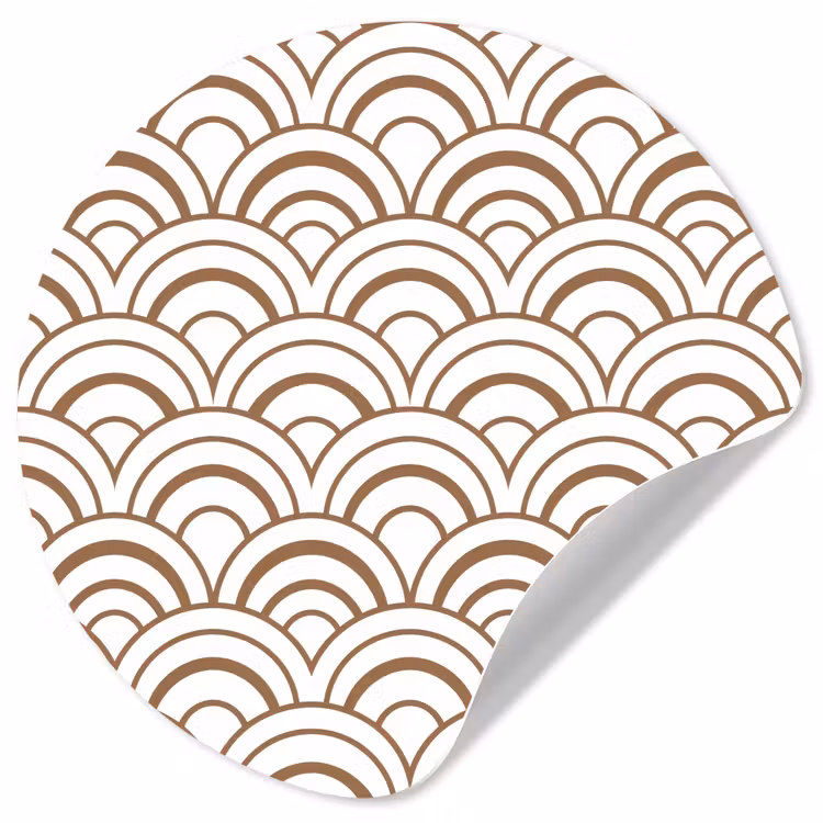 Behangcirkel - Klassiek - Motief - Terracotta — 1