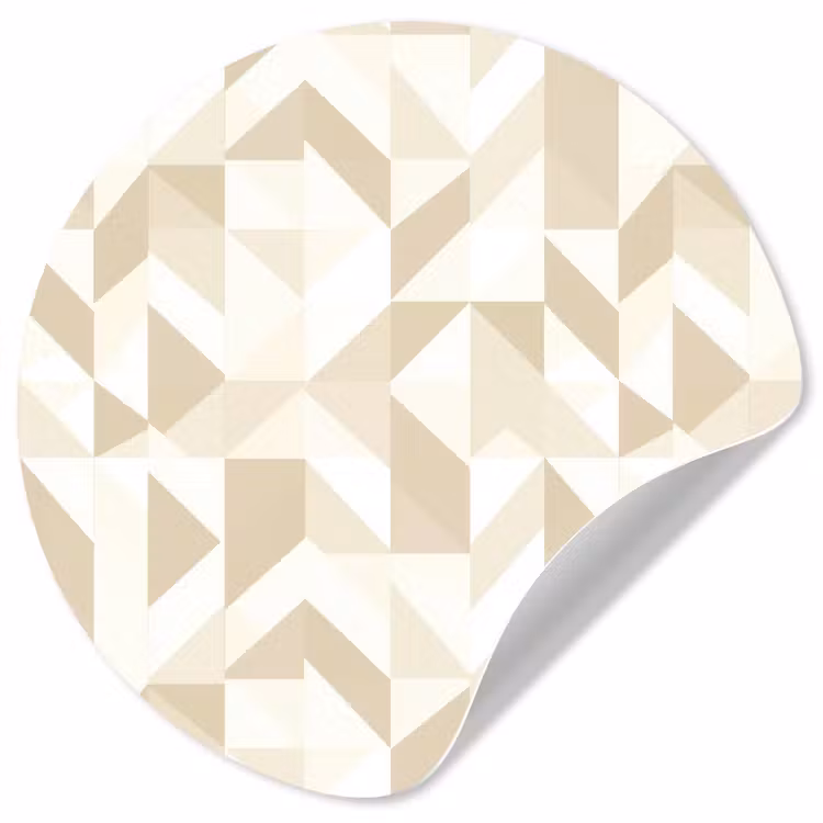 Behangcirkel - Modern - Abstract - Beige — 1