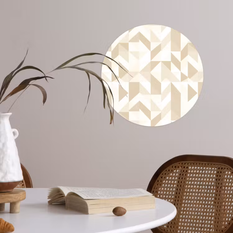Behangcirkel - Modern - Abstract - Beige — 4