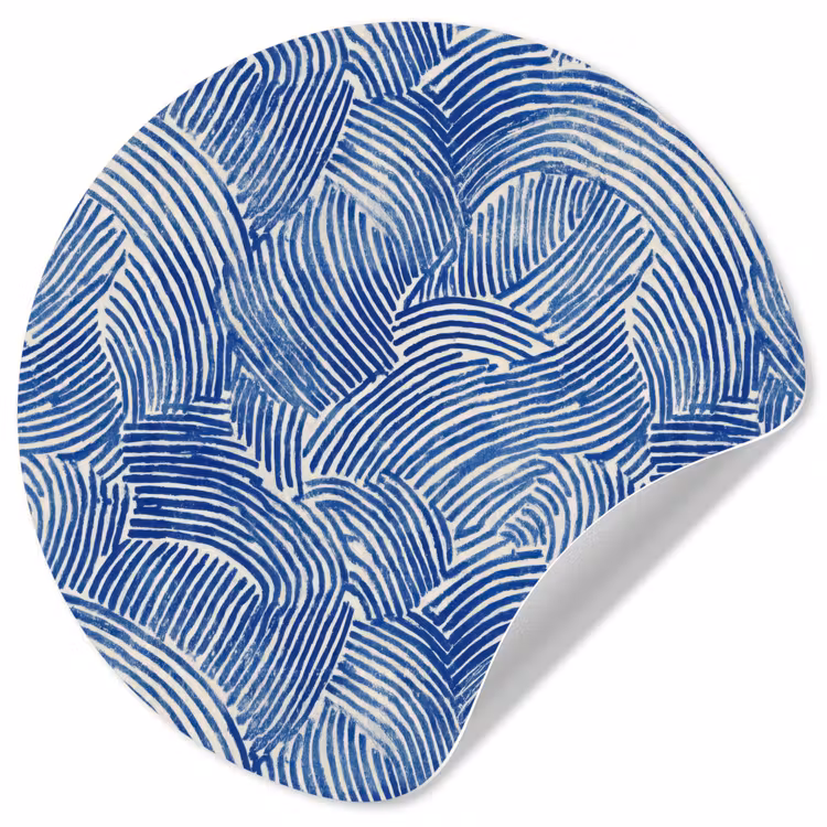 Behangcirkel - Modern - Abstract - Blauw — 1