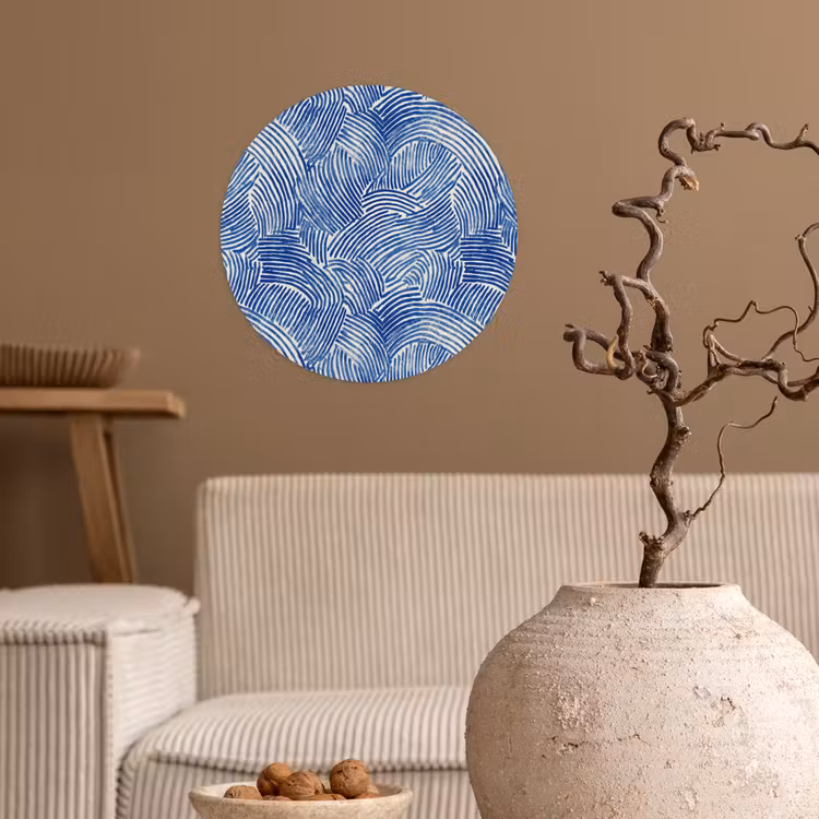 Behangcirkel - Modern - Abstract - Blauw — 2