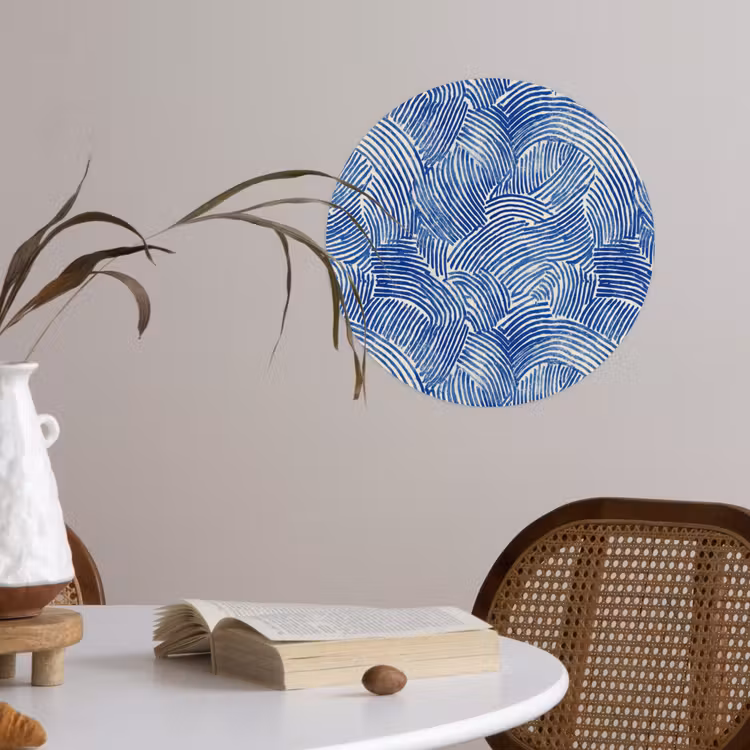 Behangcirkel - Modern - Abstract - Blauw — 4