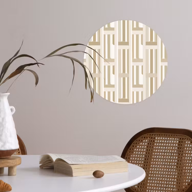 Behangcirkel - Modern - Geometrisch - Beige — 4