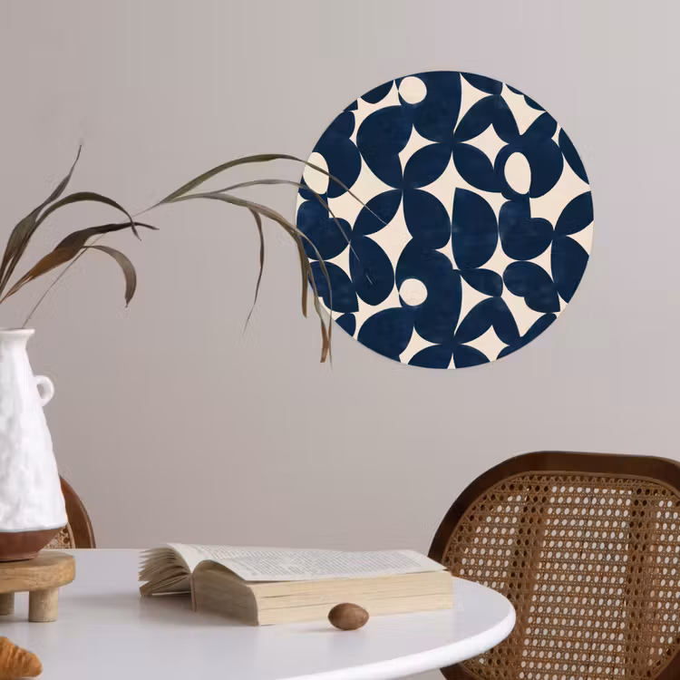 Behangcirkel - Modern - Geometrisch - Blauw — 4