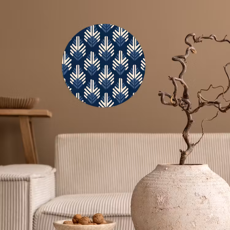 Behangcirkel - Modern - Patroon - Blauw — 2