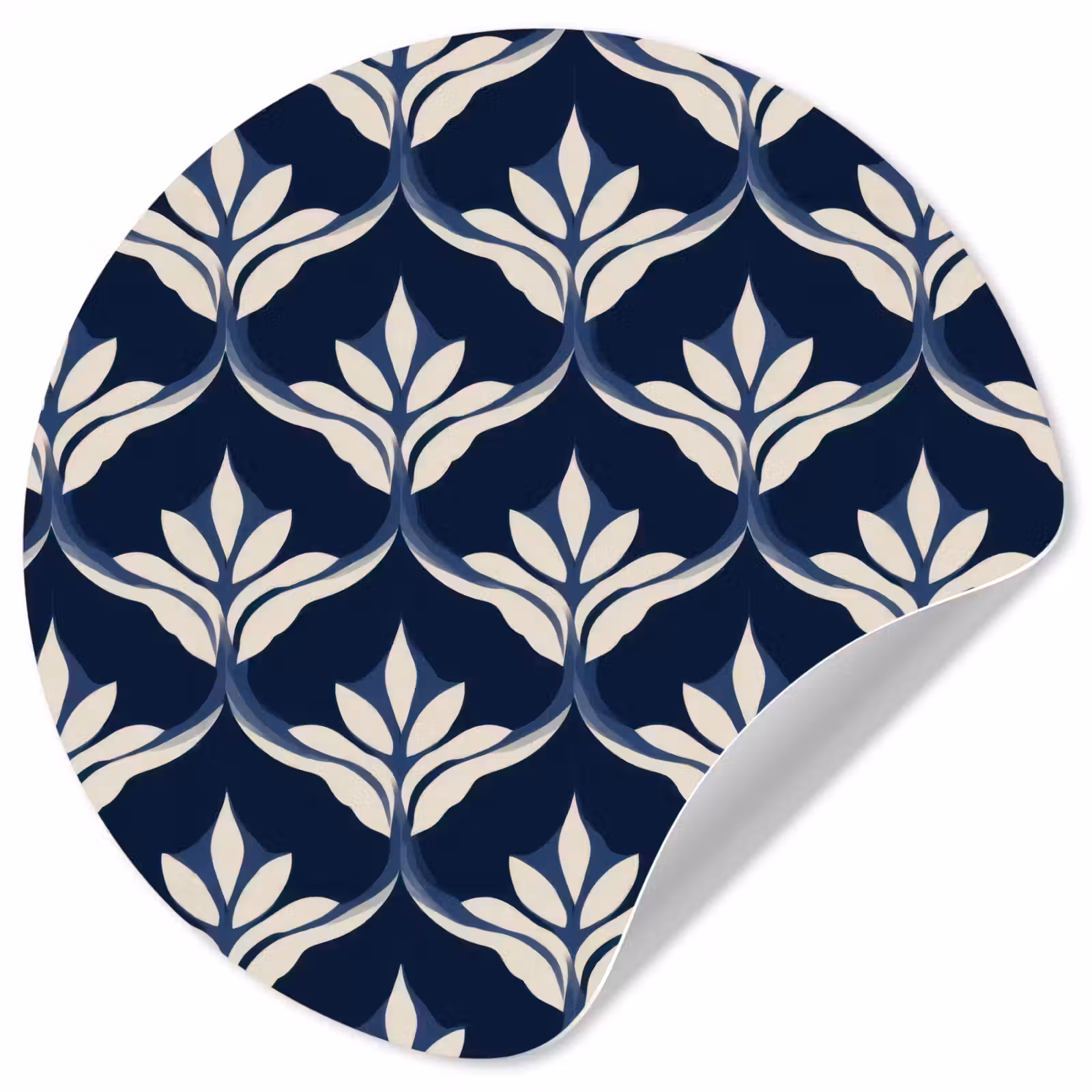 Behangcirkel - Modern - Ontwerp - Blauw — 1