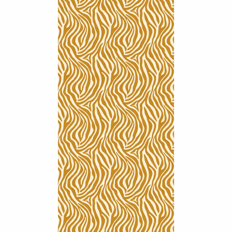 Behang - Zebra - Klassiek - Oker - Geel — 2